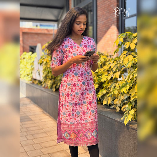 Hakoba cutwork kurta